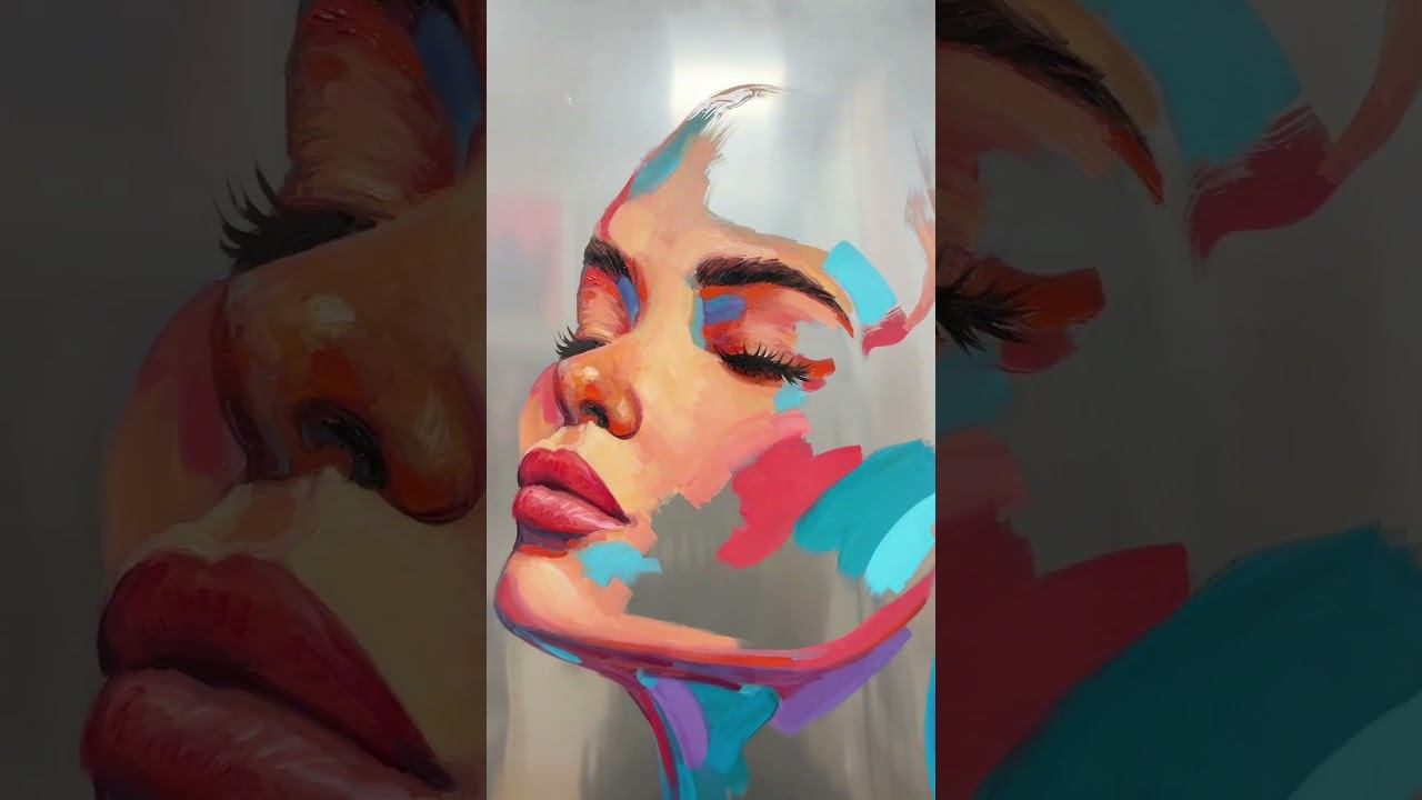 Покрыл лаком мою первую работу на металле  #chrome #artforsale #interiordesign #картинавинтерьер