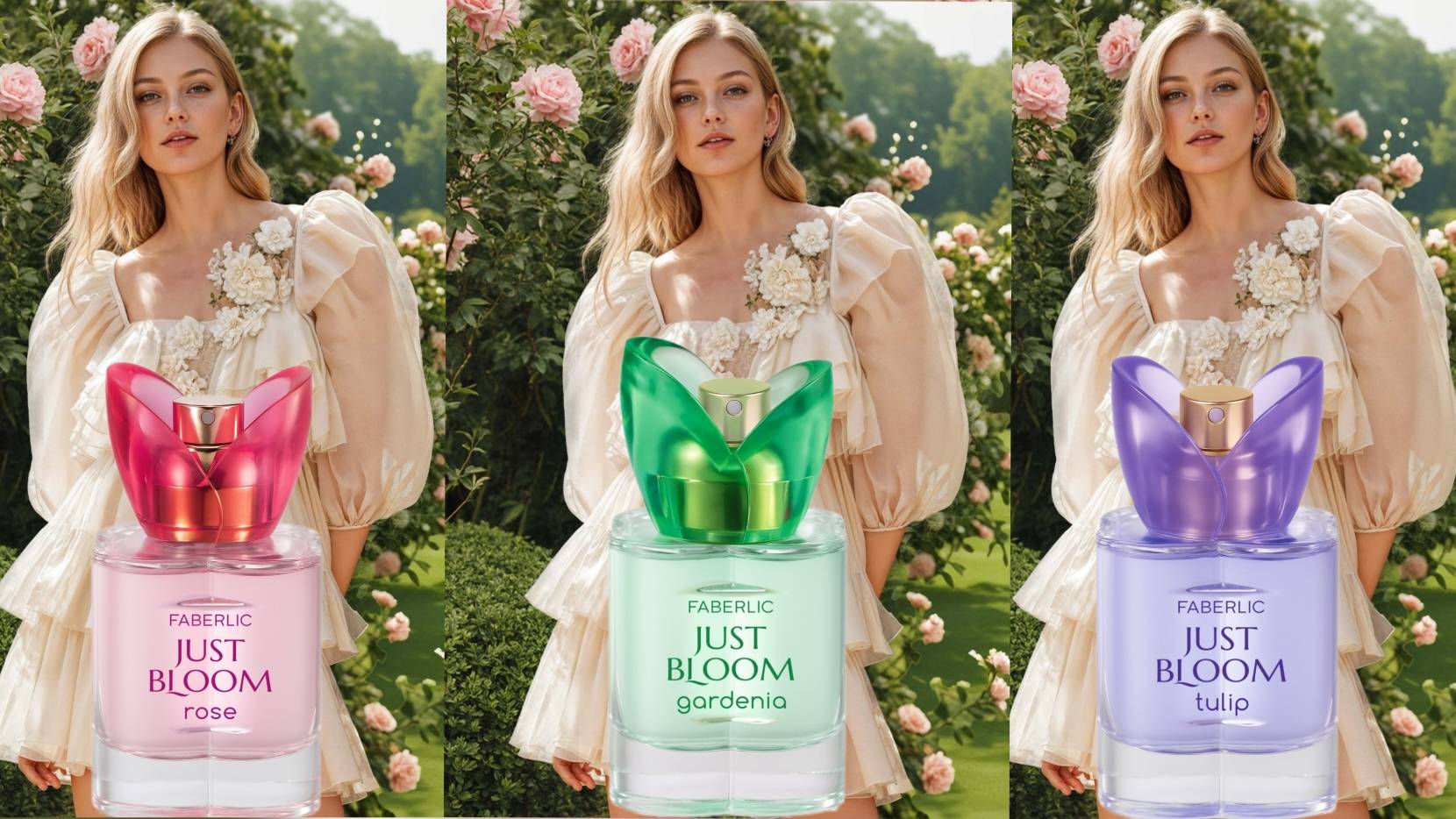 Роза, Гардения или Тюльпан? Выбираю фаворита Just Bloom Rose, Gardenia, Tulip