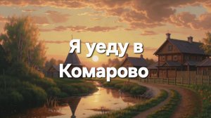 Я уеду в Комарово