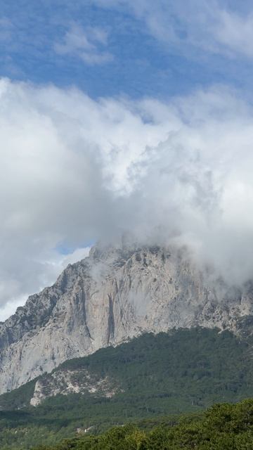 Крым сегодня и вид на Ай Петри. Гора Ай-Петри высота 1234 метра Ялта 2025 #айпетри #крым #ялта смотреть онлайн