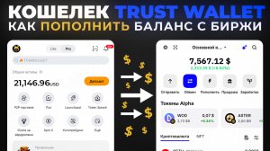 Как Пополнить Кошелек Trust Wallet с Крипто Биржи или Другого Кошелька