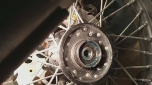 Гул от переднего колеса на Рейсер Триумф. Смазка ступичных подшипников