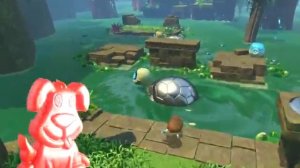 Робот Вася в джунглях затерянного мира вместе с желейным Стасиком