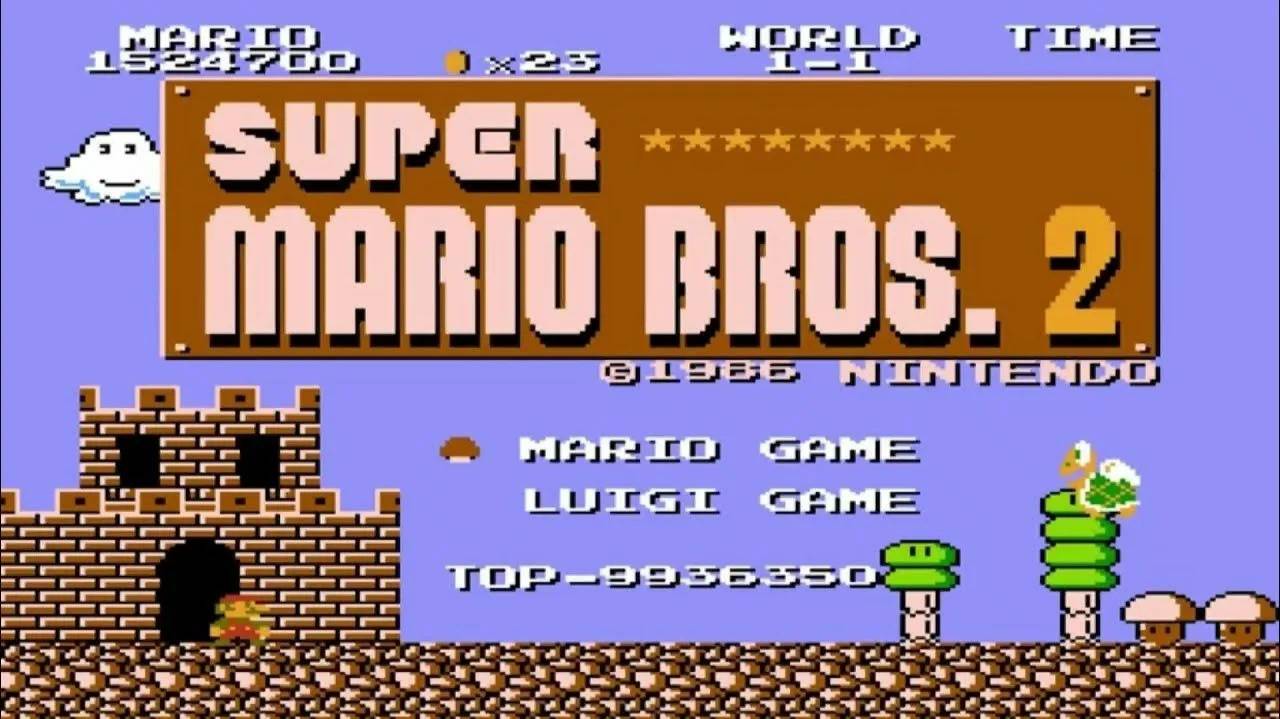 #1 Миры 1-3 в Super Mario Bros. 2 - Lost Levels