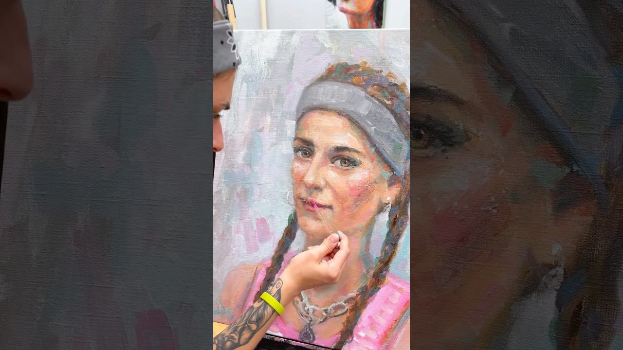 Портрет Ляли с натуры #портретснатуры #портретназаказ #portraitfromlife #portraitartist
