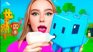 ПОСТРОИЛА СВОЙ ЗООПАРК В ROBLOX! 🐯 Мечта детства сбылась!