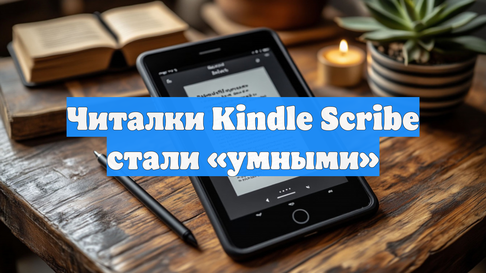 Читалки Kindle Scribe стали «умными»