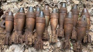 Коп по войне. Раскопади блиндаж с боезапасом..