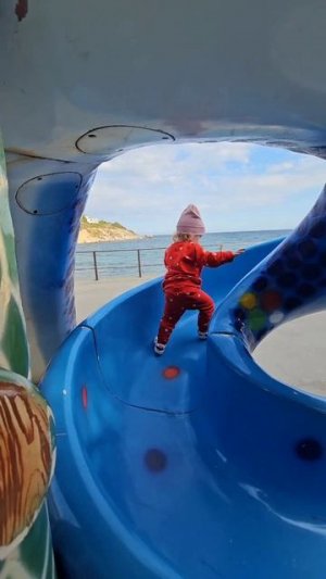 Крым Форос детская горка прям на пляже