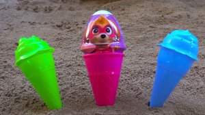 УЧИМ ЦВЕТА с МОРОЖЕНЫМ | Игрушки Щенячий Патруль | Скай | Развивающий мультик для детей | Песенки