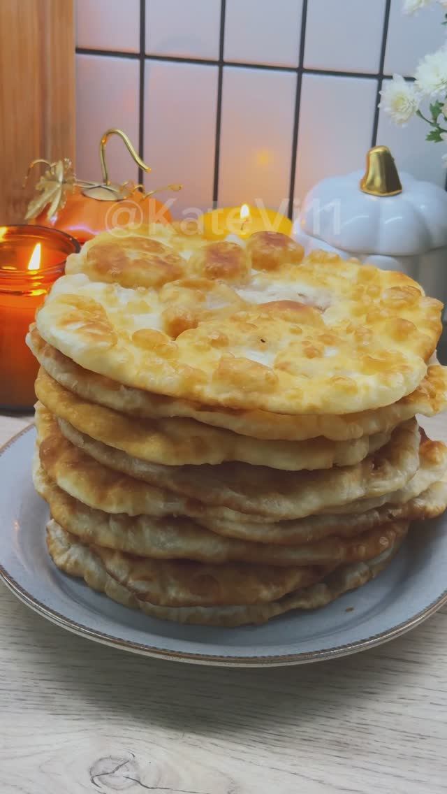 Шелпеки на кефире. Воздушные хрустящие казахские лепешки. Удачный рецепт! смотреть онлайн