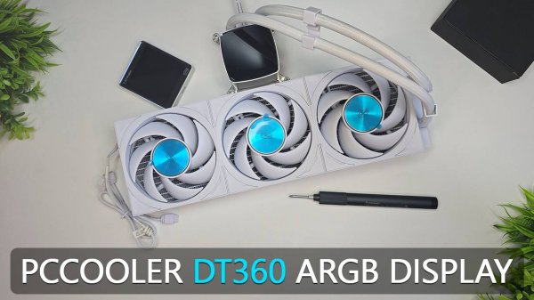 💧 Короткий обзор на СЖО PCCooler DT360 ARGB Display