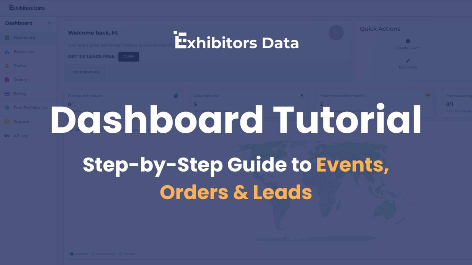A Step-by-Step Guide on How You Can Use Exhibitors Data Dashboard. смотреть онлайн