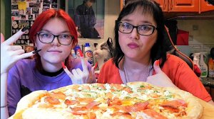 Мукбанг | Пицца Пепперони и Песто,Додобоны с брусникой | Обжор Асмр