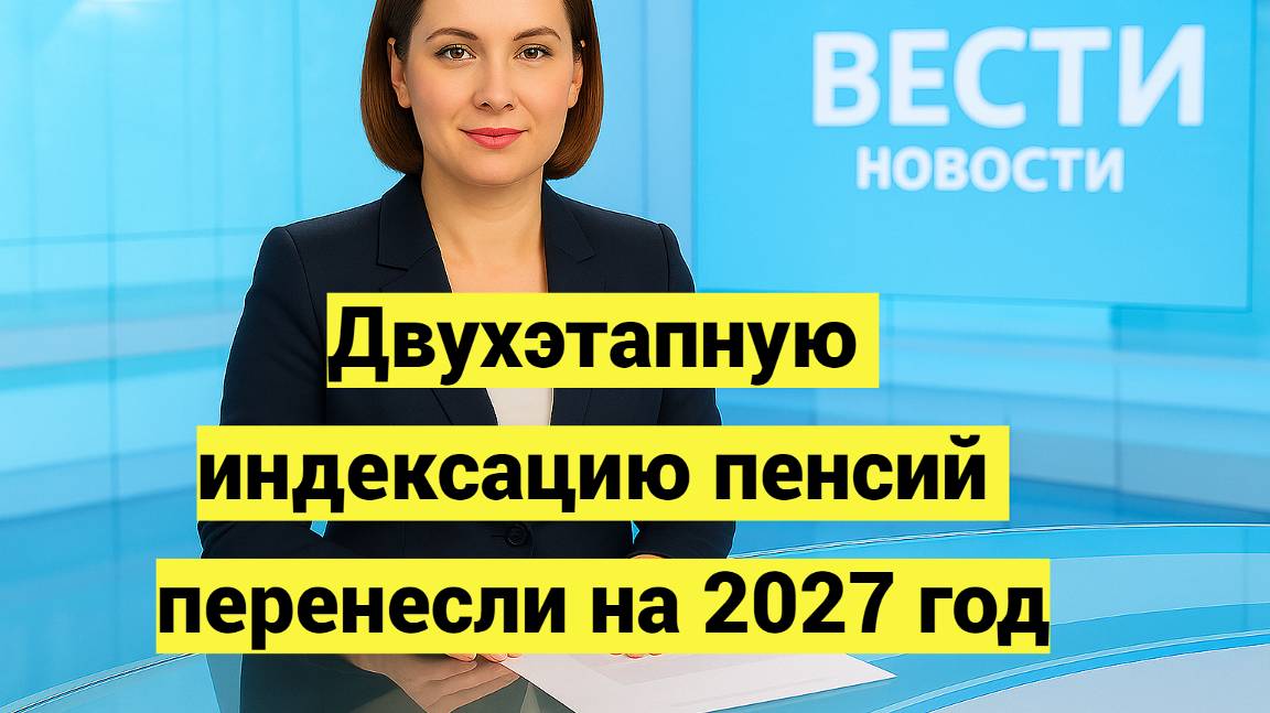 Двухэтапную индексацию пенсий перенесли на 2027 год смотреть онлайн