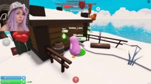 СТАЛИ ПИНГВИНАМИ И СТРОИМ ОСТРОВА! Roblox Penguin Tycoon