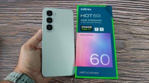 Infinix HOT 60i 4G 8/256Gb Распаковка и Первое Знакомство