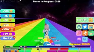 РАДУЖНЫЕ ДРУЗЬЯ, НО ЭТО КЛИКЕР! НОВЫЕ ЭТАЖИ! Roblox Rainbow Friends Race