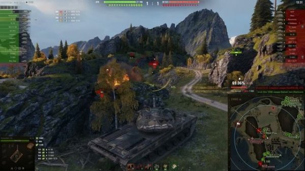 [Fermani wot] Fermani в деле! Я нашел танк на котором буду выполнять челлендж! VZ 55 - 13000+ урона!