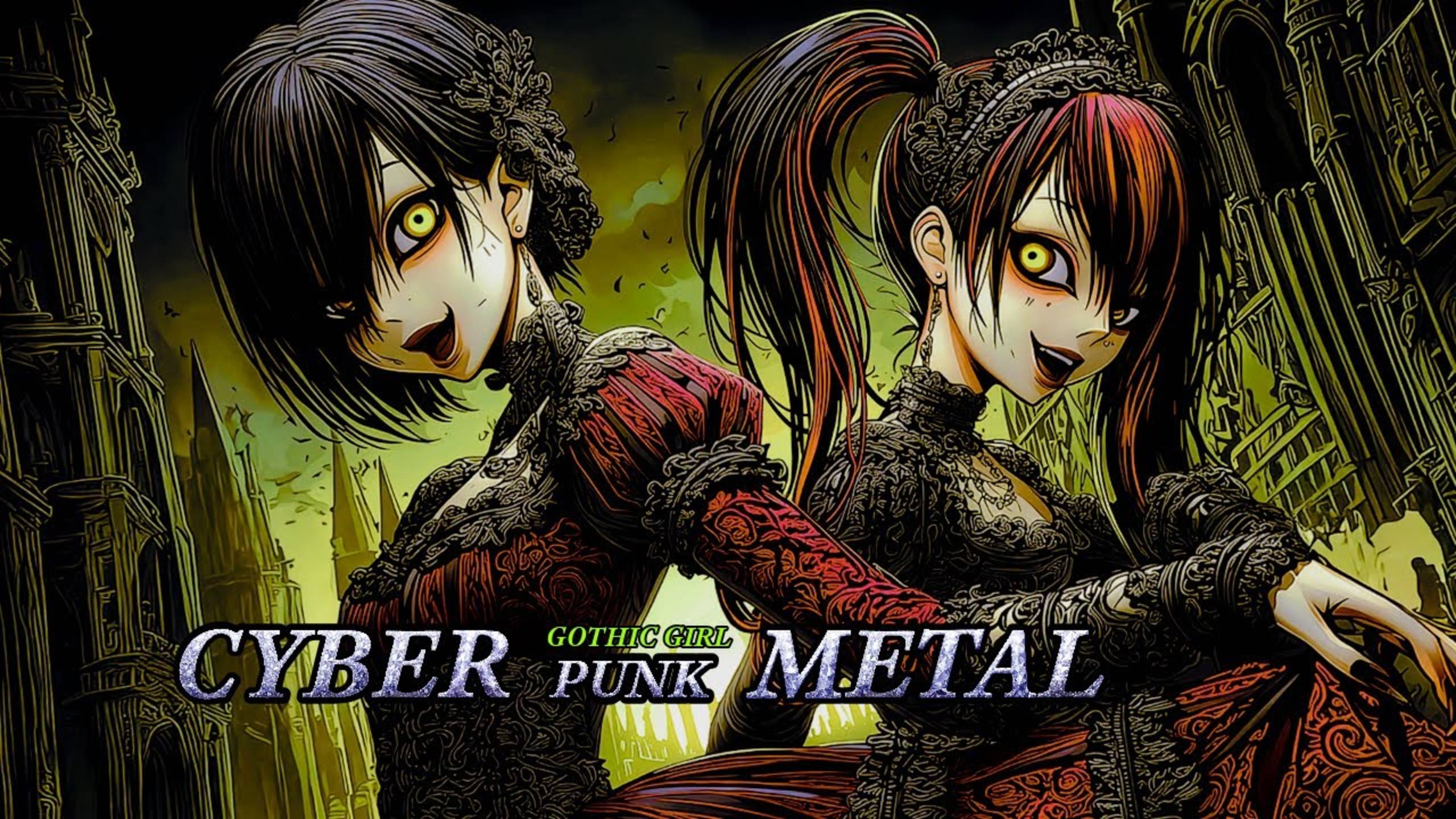 Dark Gothic Girl – Cyberpunk glitch Metal / Study & Focus Music Vol.4 смотреть онлайн