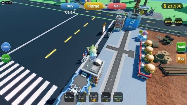 ПОСТРОИЛА СВОЙ ГОРОД В РОБЛОКСЕ С НУЛЯ! смотреть онлайн