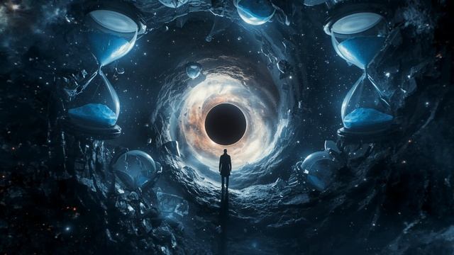 Hourglasses Drinking Starlight 🌌 2-Hour Cosmic Ambience ｜ Blue Sand Rivers ｜ Glass Soul At The Edge