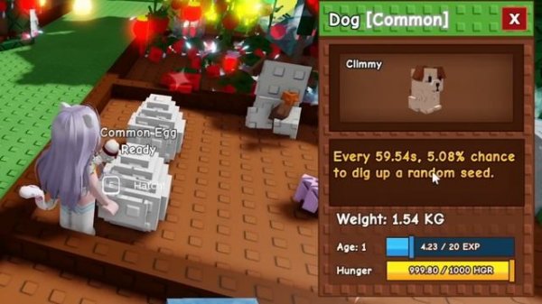 ПИТОМЦЫ В ОГОРОДЕ! Roblox Grow a Garden