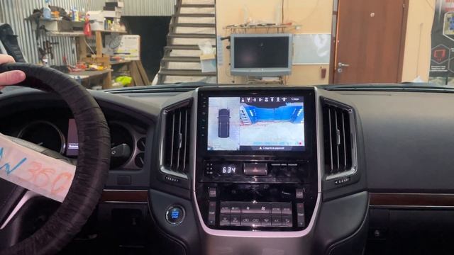 3D система кругового обзора для Toyota Land Cruiser смотреть онлайн