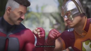 Mortal Kombat 1 - Омни-Мэн vs Миротворец. Бруталити