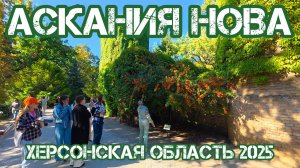 Херсонская область 2025. КУДА ПОЕХАТЬ? Экскурсия в заповедник АСКАНИЯ НОВА. Дендрарий. История