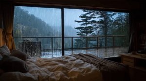 Дождливое утро в горах | Спокойствие, уют и звуки дождя для сна и расслабления