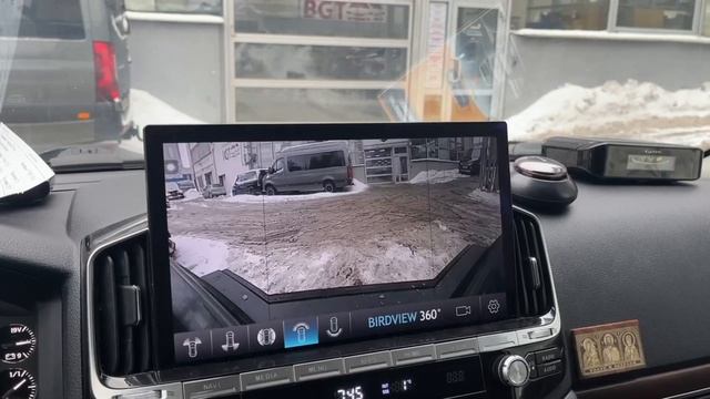 Система кругового обзора 3D CAN BIRDVIEW 360° на Toyota Land Cruiser 200 смотреть онлайн
