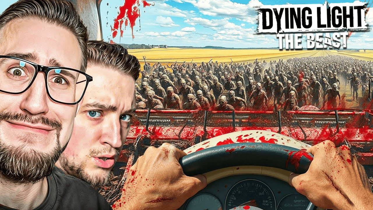 КОМБАЙН Vs 1000 ЗОМБИ! ЭТО ЖЕСТЬ! ФИНАЛЬНЫЙ ЗОМБИ МУТАНТ УБИТ! КООП DYING LIGHT THE BEAST! #9