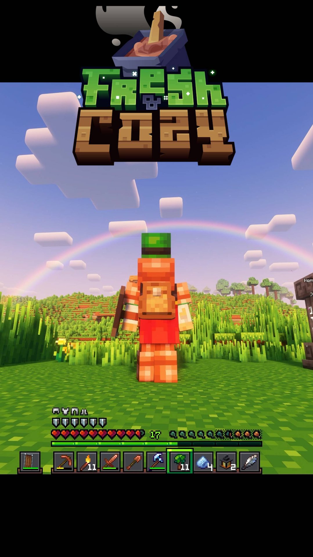 После дождя всегда будет радуга №9 #minecraft #100days смотреть онлайн