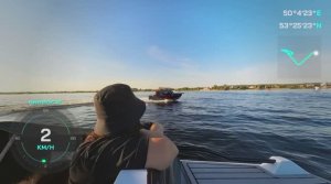 Встретил на реке Волга Realcraft 600 Cabin