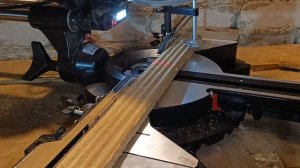 обзор торцовочной пилы Ресанта ТП-210ПЛ в работе ч2