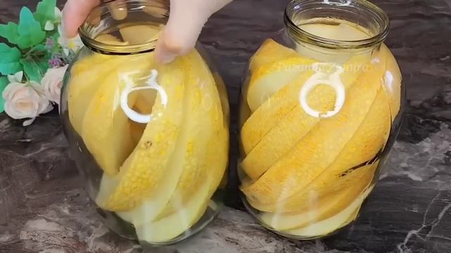 ПРОСТО ЗАЛИВАЮ КИПЯТКОМ! Вот так сохраняю дыню на Новый год. Без уксуса и стерилизации. смотреть онлайн