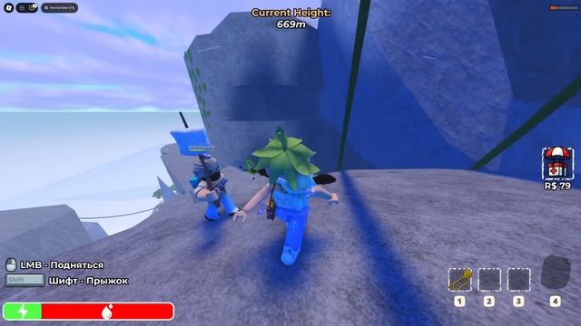 ПОДНИМИСЬ НА ВЕРШИНУ ГОРЫ В РОБЛОКСЕ! смотреть онлайн