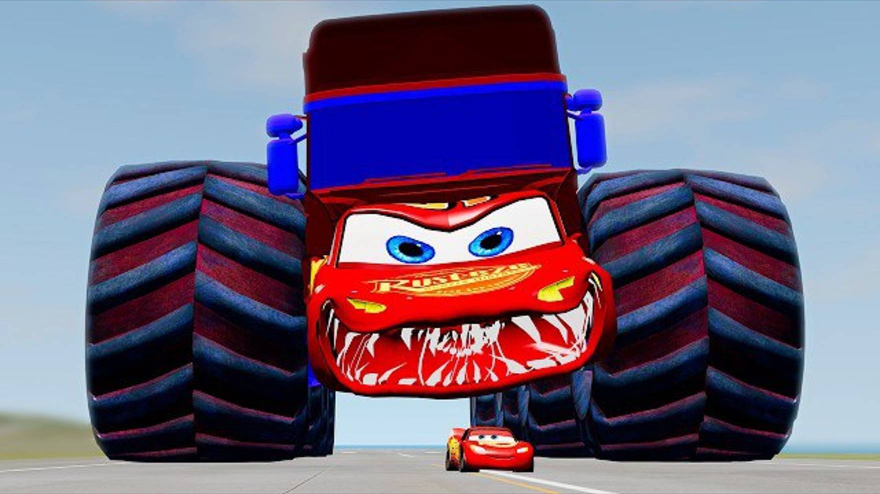 Таинственная яма превращает МАШИНЫ в комбайн! Битва машин | BeamNG Drive смотреть онлайн