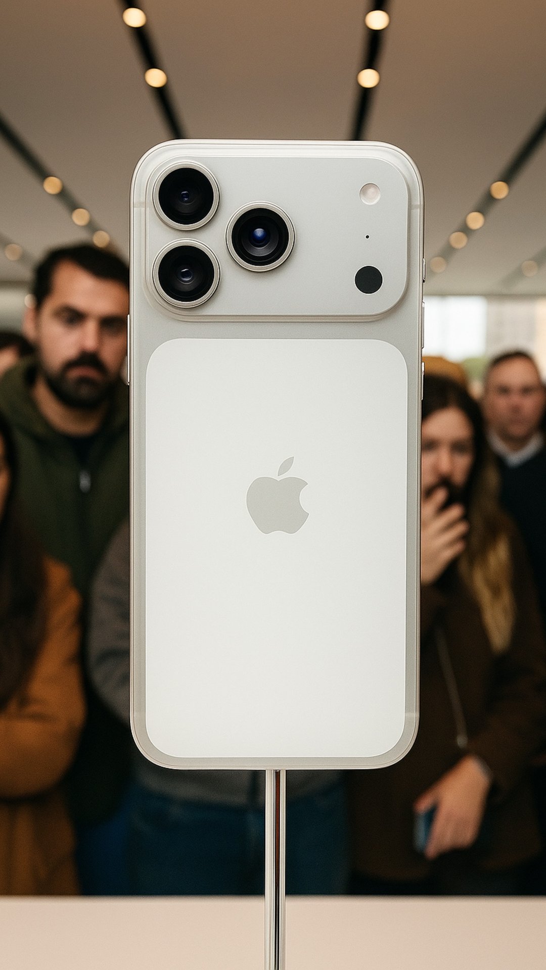 Распаковка iPhone 17 Pro Max в белом цвете 🤍