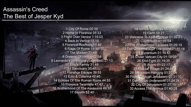 Assassin's Creed Soundtrack- The Best Of Jesper Kyd Album