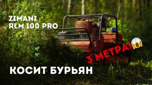 Косит бурьян высотой 3 метра! ZimAni RLM 100 PRO