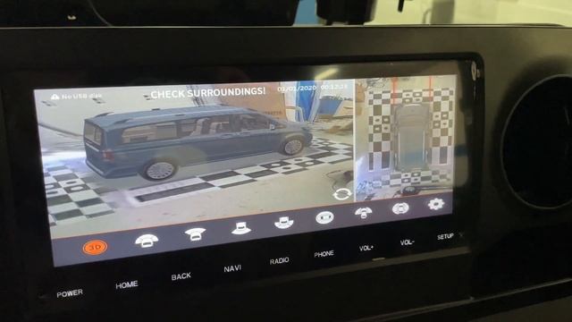 3D система кругового обзора для Mercedes Sprinter смотреть онлайн