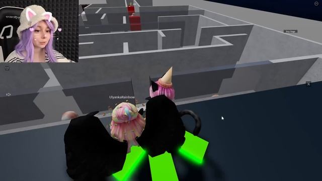 МЫ ВСЕ СТАЛИ ОГРОМНЫМИ ГОЛОВАМИ! КТО СМОЖЕТ ВЫЖИТЬ?! Roblox Escape Running Head смотреть онлайн