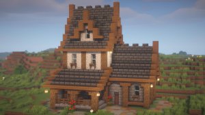 КАК ПОСТРОИТЬ КРАСИВЫЙ СРЕДНЕВЕКОВЫЙ ДОМ В МАЙНКРАФТЕ!