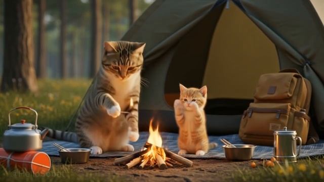 мультик с котятами😺😺 созданный нейросетью смотреть онлайн