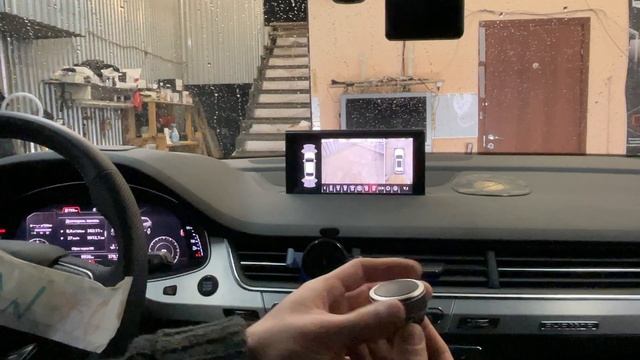 3D система кругового обзора для Audi Q7 смотреть онлайн