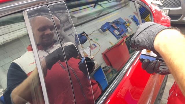 Антидождь KillAqua Crystal наносим по технологии