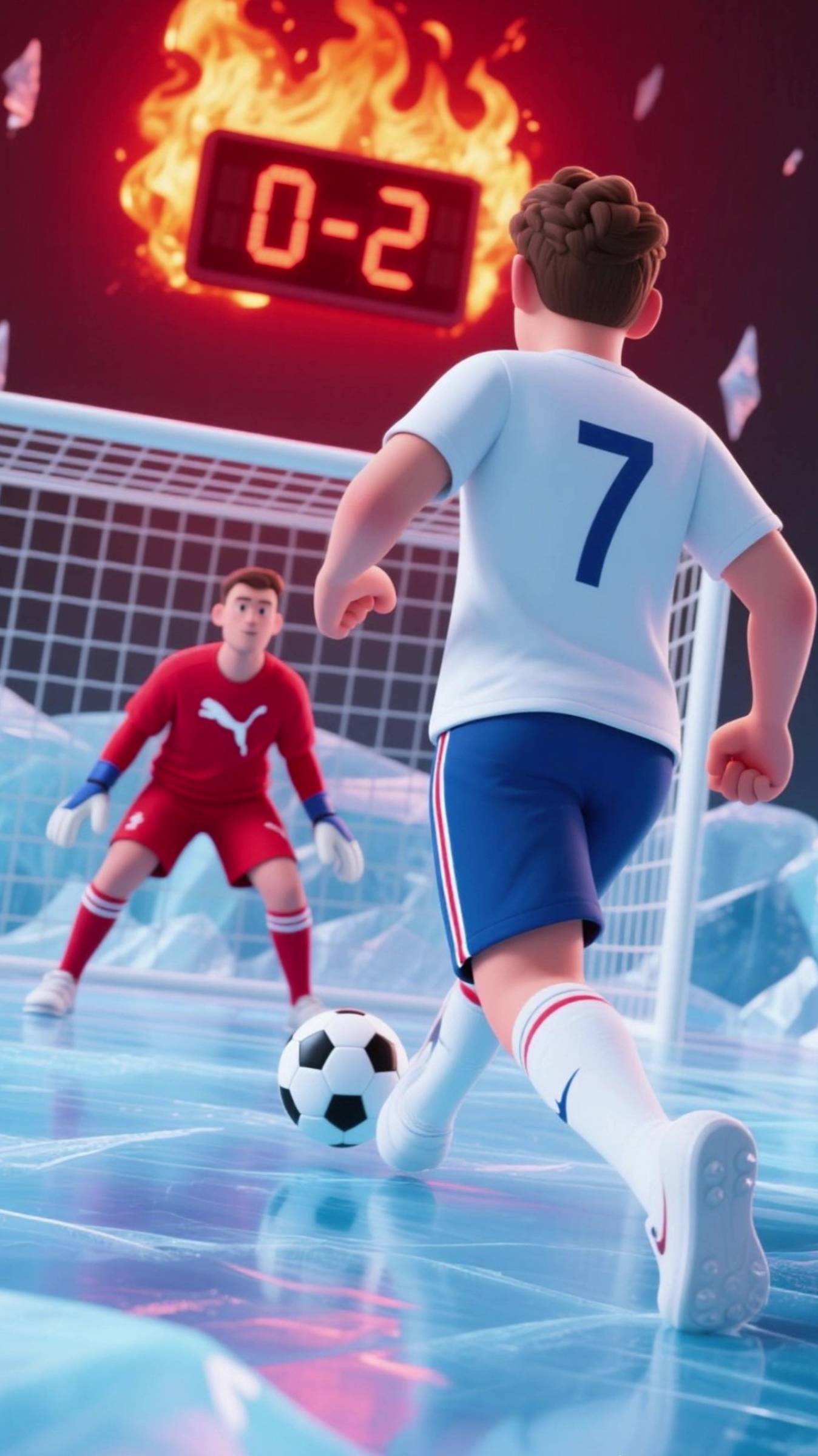 Прогноз матча Исландия Франция — 3D-мультфильм