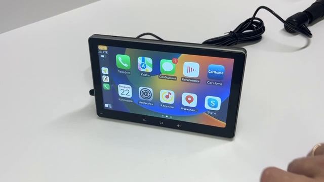 Carplay 7" сенсорный IPS монитор смотреть онлайн